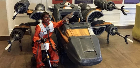 wheelchair costumes at comic con