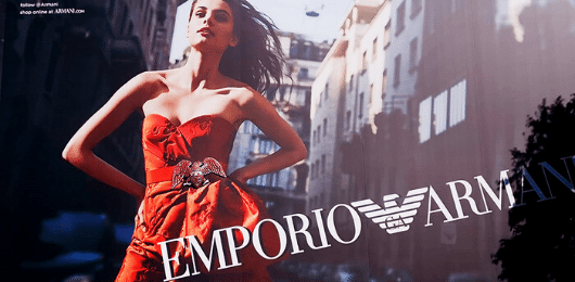 Emporio Armani Out of Home Billboards 2