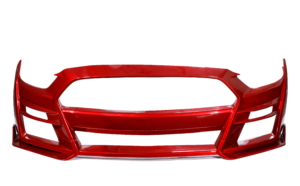 A red car bumper 