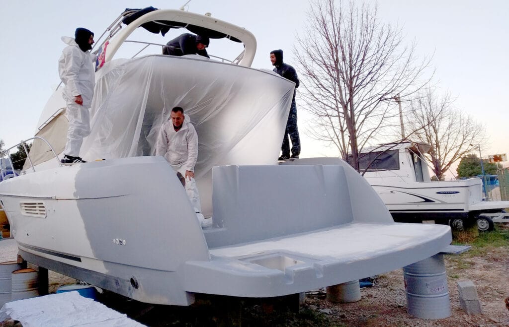 Yacht Stern Extension 3D Printed by Velum Nautica