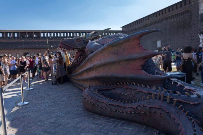 Game of thrones dragon 3d printed