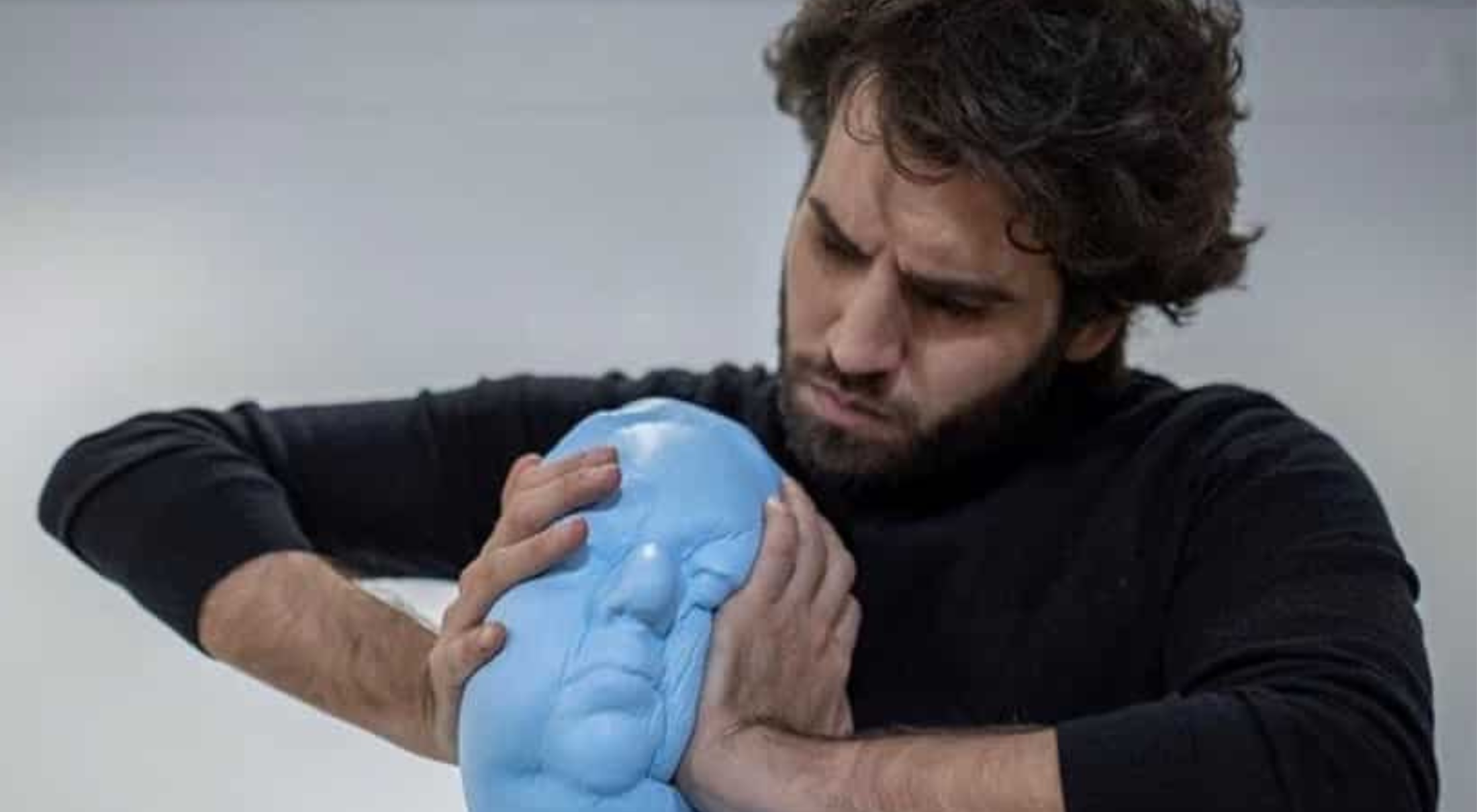 Artist Federico Clapis from mold 3D printed by Sismaitalia