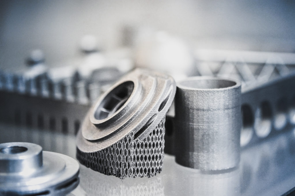 3D printed industrial parts 