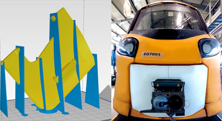 ©ALSTOM Validation Test with 3D printed Part from Massivit 1800 Pro