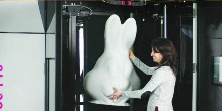 easter bunny and 3d printer