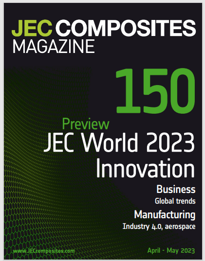 An Image of the JEC Composites Magazine, Titled JEC World 2023 Innovation