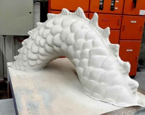 Dragon tail, large-format 3D printer